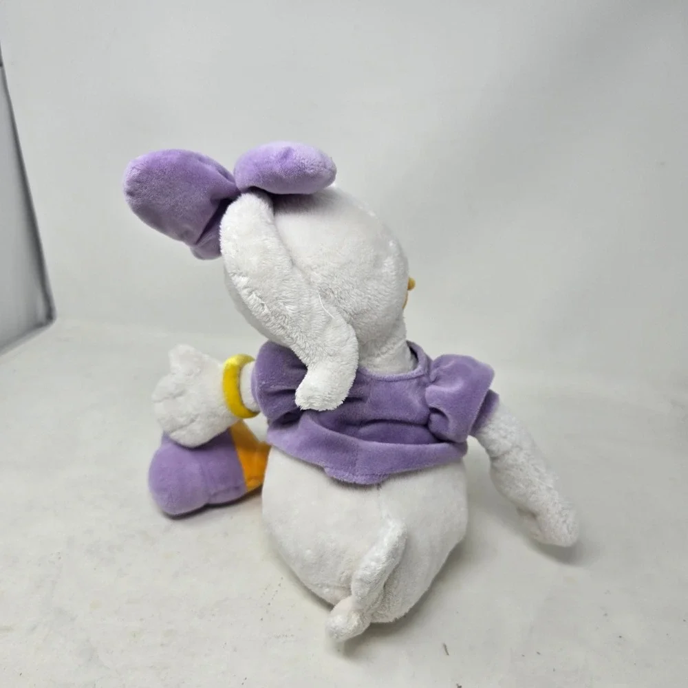 Disney‎ Store Daisy Duck Plush Purple Outfit Bow 18 Inch Stuffed Animal Toy